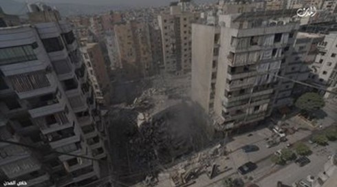 دمار في الضاحية الجنوبية