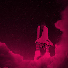 מעבורת חלל ממריאה