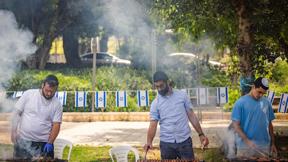 "על האש" בגן סאקר בירושלים ביום העצמאות