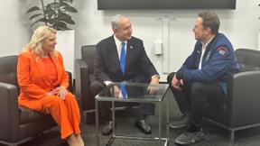 נתניהו בפגישה עם אילון מאסק