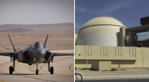 מטוס F-35 וכור איראני