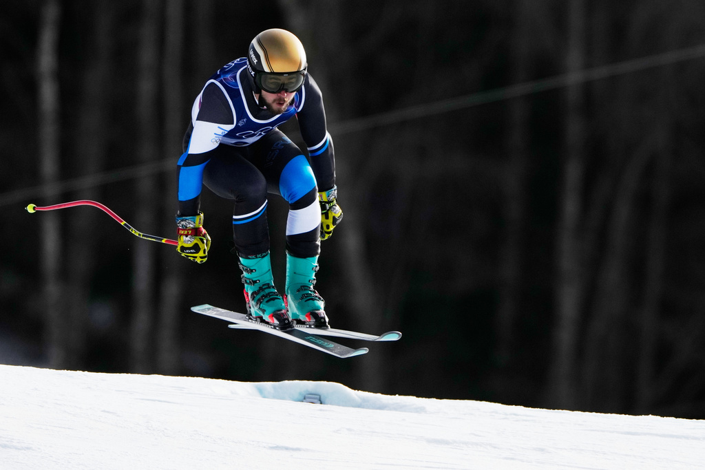 גולש הסקי הישראלי ברנבש (ברני) סולוש במשחקי החורף האולימפיים במילאנו-קורטינה 2026
