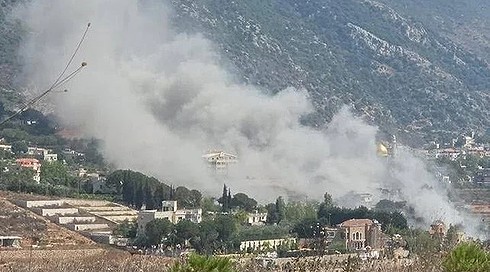 غارات لسلاح الجو على بلدة عربصاليم جنوب لبنان، 27.8.2026