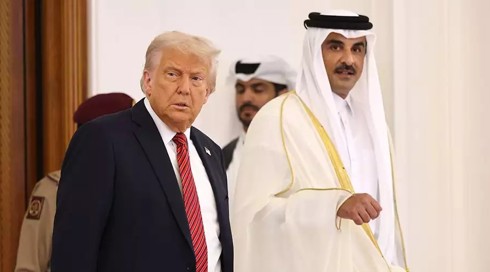 الامير تميم والرئيس ترامب