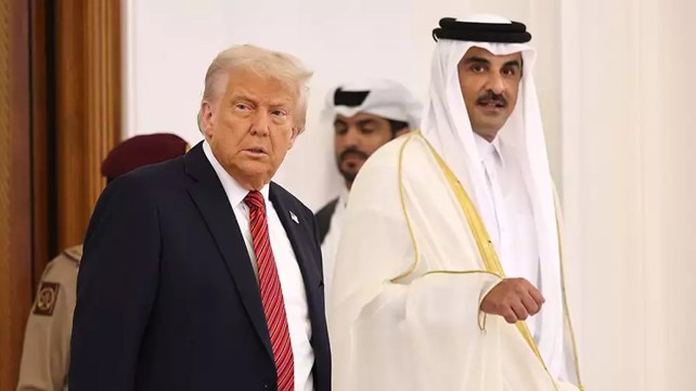 الامير تميم والرئيس ترامب