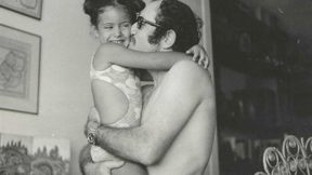 חיים חפר עם בתו מימי חפר רוטשטיין