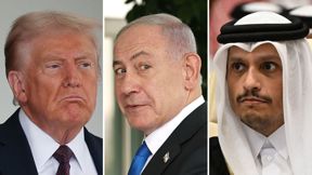 ראש ממשלת קטר מוחמד בן עבד א-רחמן אאל-ת'אני, ראש הממשלה בנימין נתניהו, נשיא ארצות הברית דונלד טראמפ