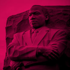 פסל של ד"ר מרטין לותר קינג