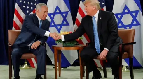 ترامب مع نتنياهو في البيت الابيض