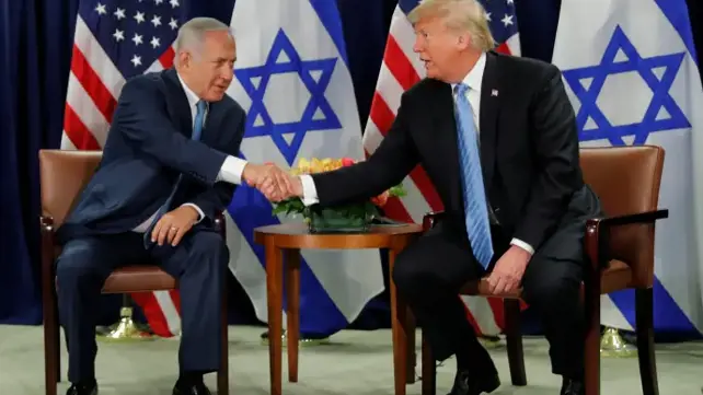 ترامب مع نتنياهو في البيت الابيض