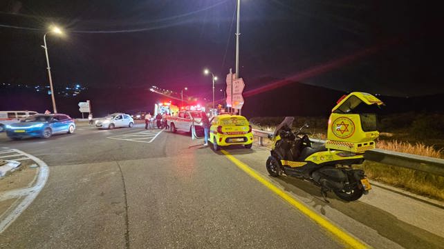 זירת הפיגוע סמוך לאריאל שבשומרון