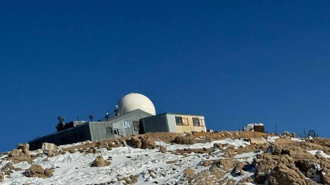 موقع اسرائيلي على جبل الشيخ