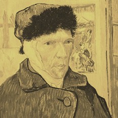 דיוקן עצמי עם אוזן חבושה, 1889