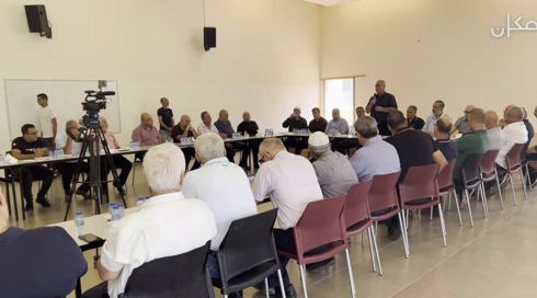 اجتماع القيادات العربية في الفريديس