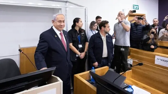 نتنياهو في المحكمة