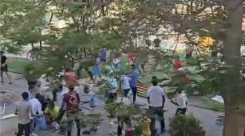 شجار في طابا
