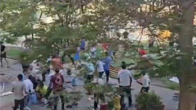 شجار في طابا