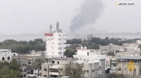 ميناء الحديدة في اليمن