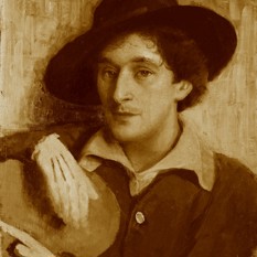 Yury Pen Portrait Of Marc Chagall