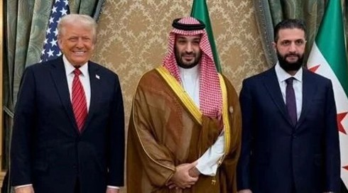 ترامب وبن سلمان والشرع