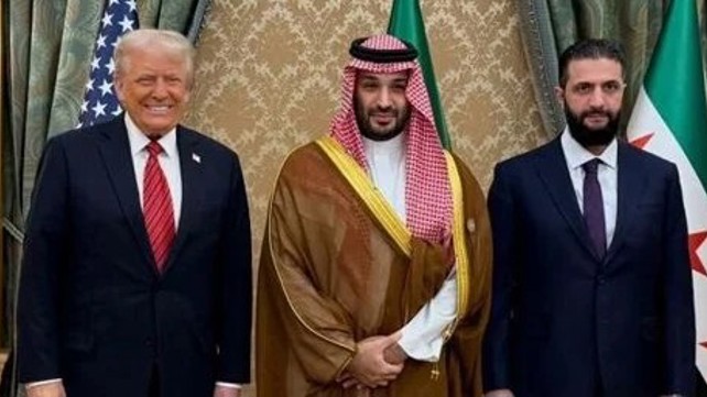 ترامب وبن سلمان والشرع