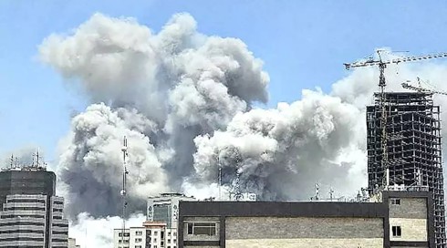 قصف موقع إيراني