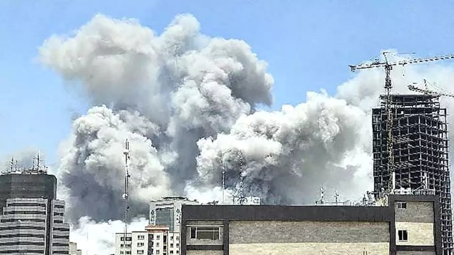 قصف موقع إيراني