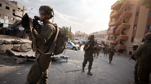 جنود جيش الدفاع في خان يونس