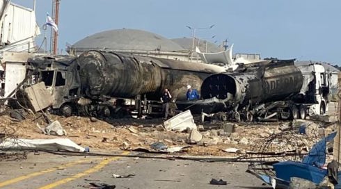 اثار القصف في حيفا