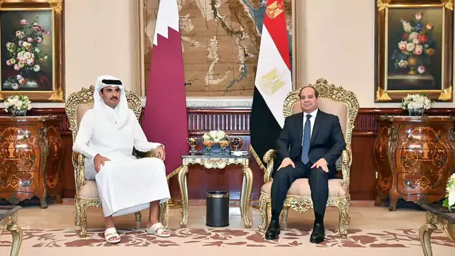 السيسي والشيخ تميم