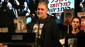 איציק גואילי בכיכר החטופים, 29.11.25