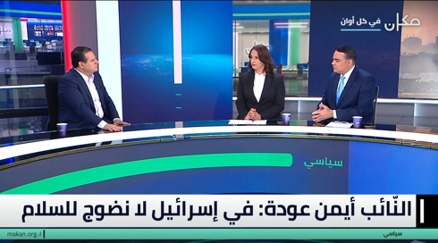 أيمن عودة في برنامج سياسي