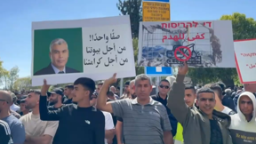 مظاهرة ضد هدم المنازل